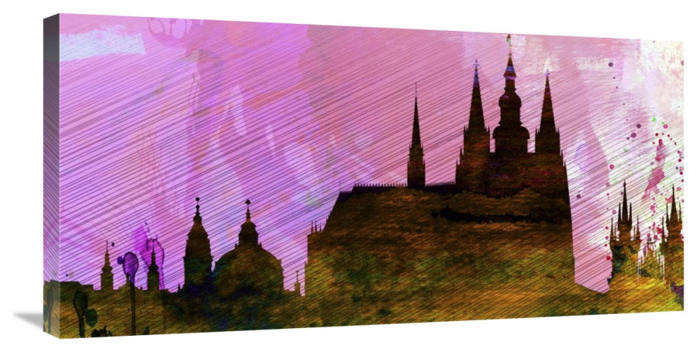 "Prague City Skyline" Fine Art Print