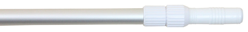76.75" Silver Smooth Adjustable Telescopic Pole for Vacuum Heads and Skimmers