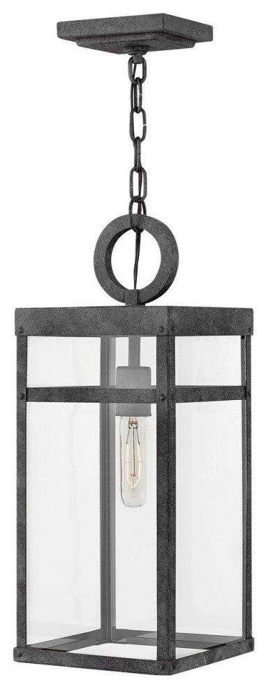 Hinkley Lighting 2802 Porter 1 Light 8"W Lisa McDennon Open Air - Aged Zinc