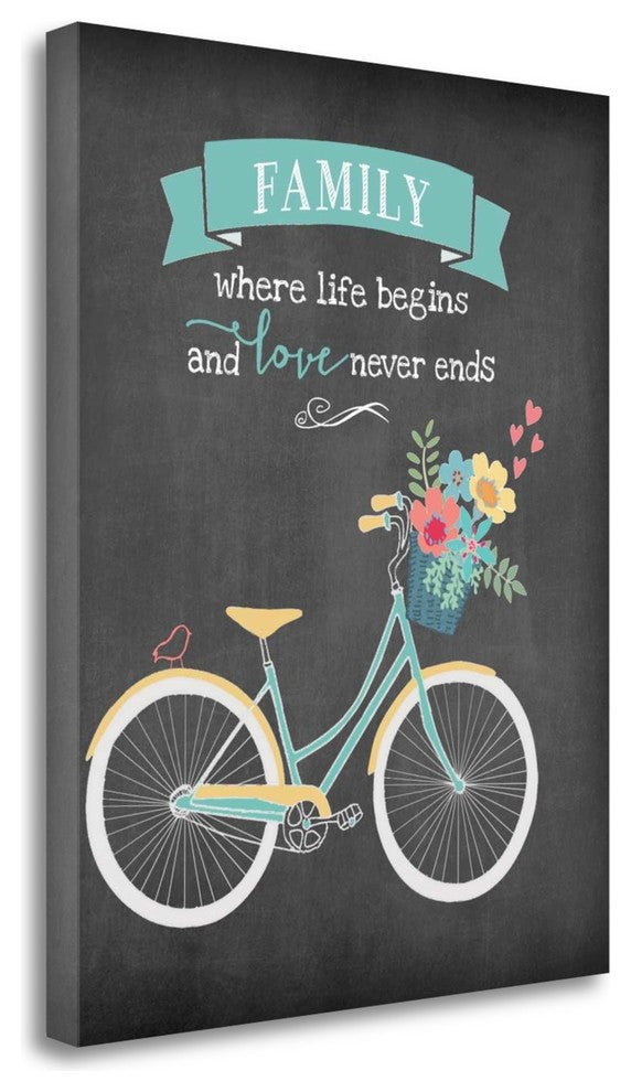 "Family Begins" By Jo Moulton,Ready to Hang Giclee Print on Gallery Wrap Canvas