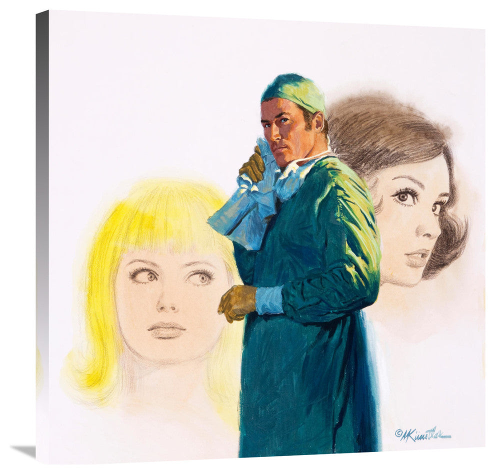 "The Doctor's Private Life" Stretched Canvas Giclee by Mort Kunstler, 30x30"