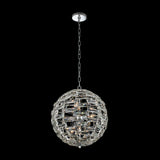 Alta 18x20" 9-Light Contemporary Pendant, Polished Chrome