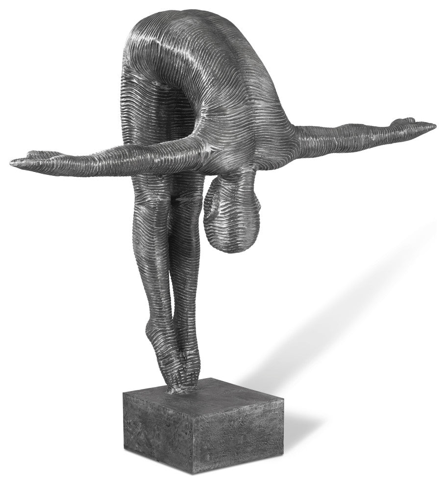 Diving Sculpture, Aluminum