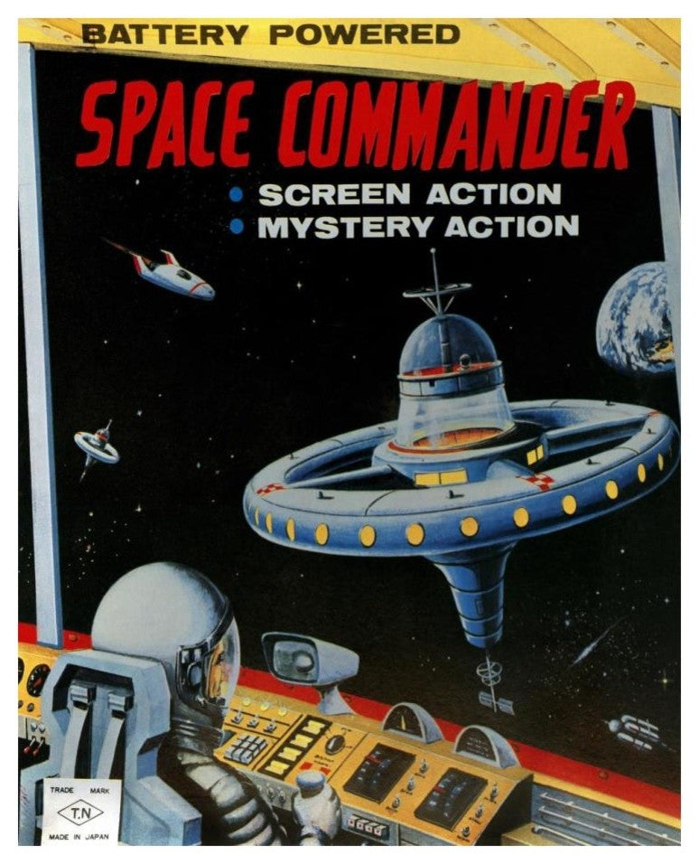 "Space Commander" Digital Paper Print by Retrorocket, 20"x24"