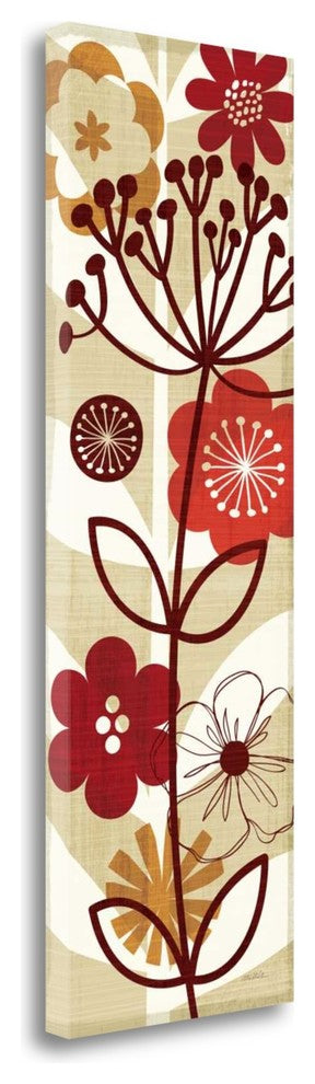 "Floral Pop Panel II" By Michael Mullan, Giclee Print on Gallery Wrap Canvas