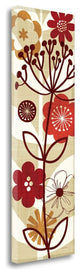 "Floral Pop Panel II" By Michael Mullan, Giclee Print on Gallery Wrap Canvas