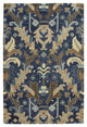 Kaleen Hand-Tufted Brooklyn Wool Rug, Navy, 8'x11'