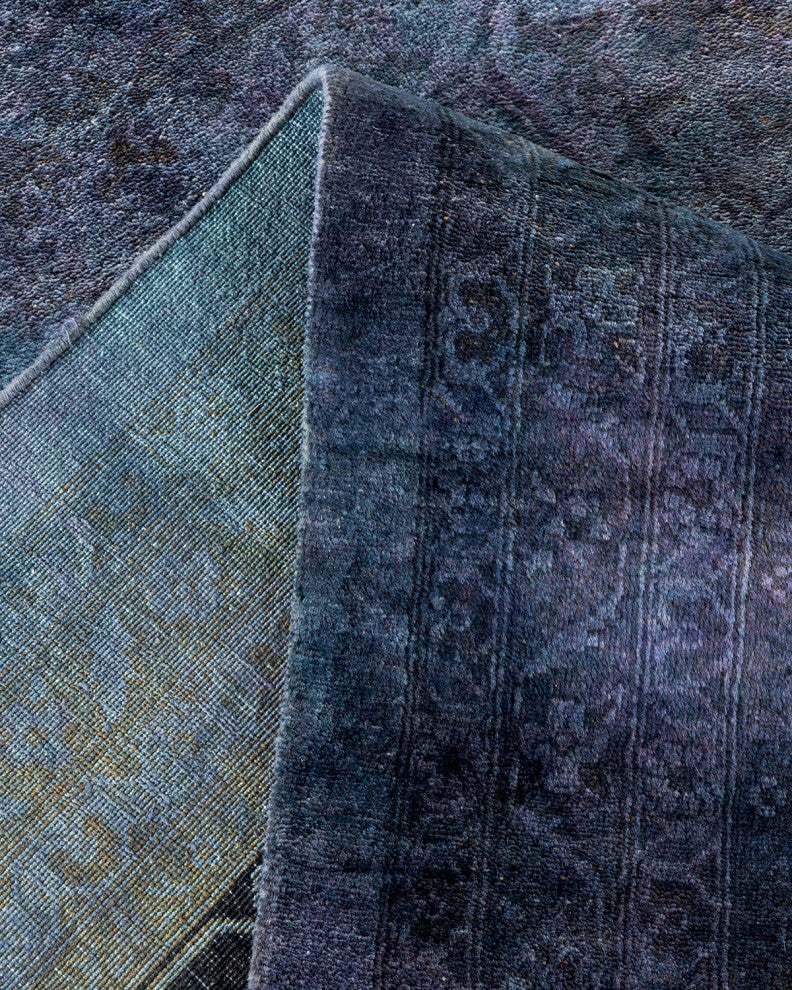 Vibrance, One-of-a-Kind Handmade Area Rug Purple, 14'9"x12'0"