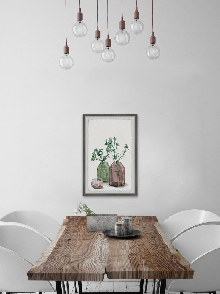 "Trendy Vase" Framed Painting Print, 24"x36"