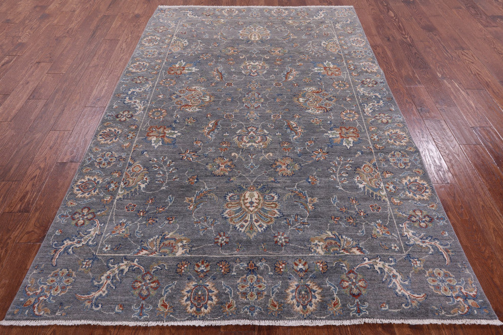 5' 10" X 8' 8" Turkish Oushak Hand-Knotted Wool Rug - Q12823