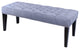 Markelo Velvet Bench, Sharkfin Gray