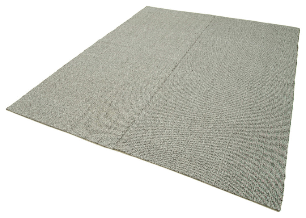 Rug N Carpet - Hand-knotted Turkish 7' 0'' x 8' 8'' Modern Design Wool Kilim Rug