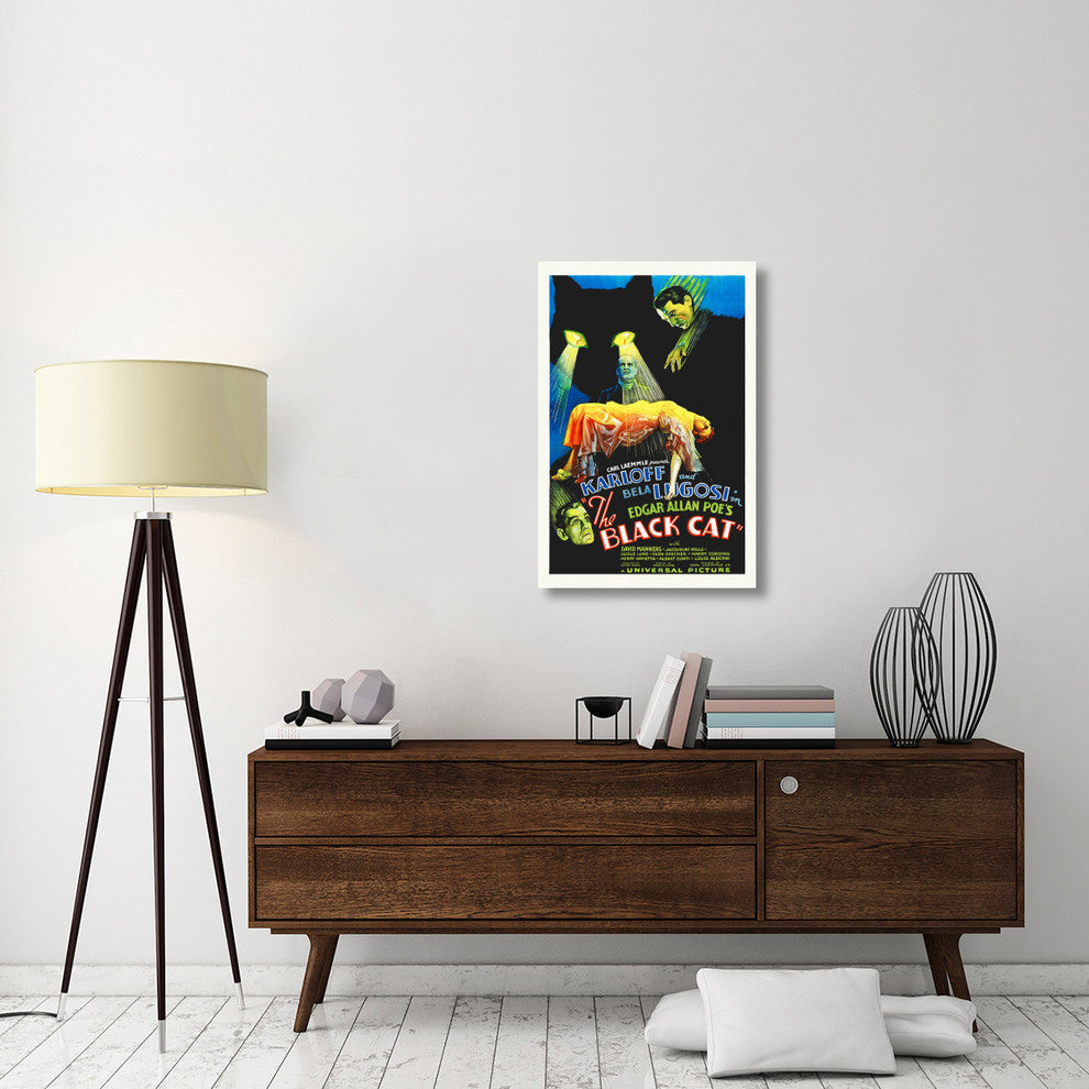"The Black Cat" Stretched Canvas Giclee by Hollywood Photo Archive, 24x36"
