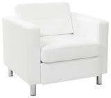 Pacific Dillon Vinyl Chair, Snow