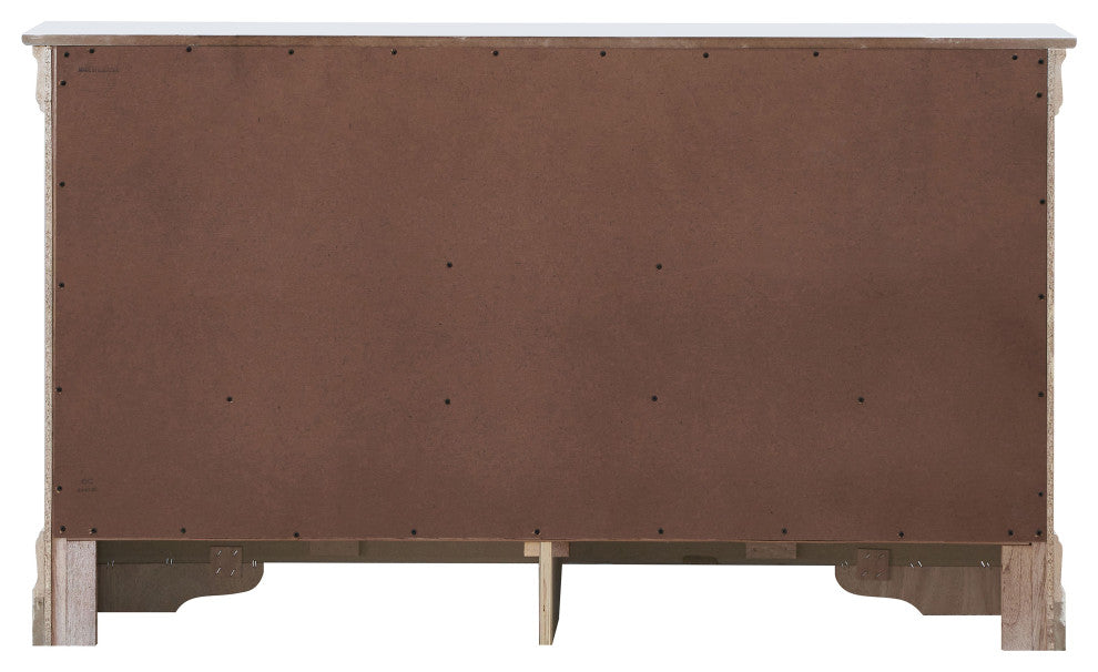 Verona 6-Drawer Dresser, White