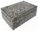 Handmade Reverse Painted Mirror Rectangular Box in Terrazzo - Small