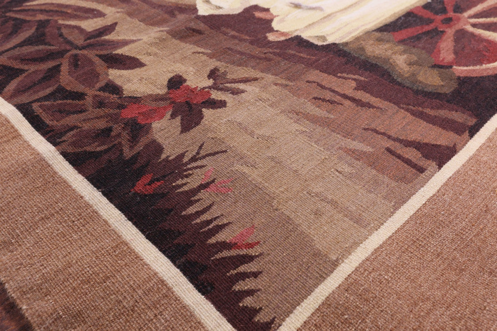 6' 0" X 6' 2" George Washington Tapestry Handmade Rug Q4598