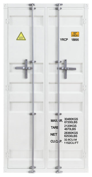 ACME Cargo Wardrobe, Double Door, White