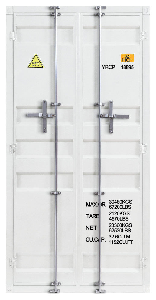 ACME Cargo Wardrobe, Double Door, White