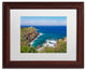 Pierre Leclerc ''Kilauea Lighthouse'' Matted Framed Art, Wood Frame, White, 14x11