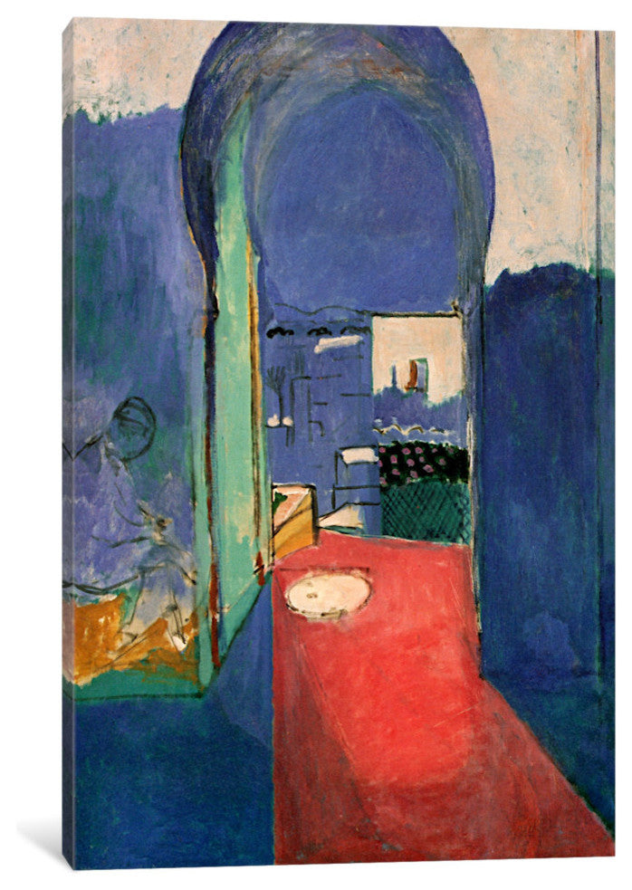 "Entrance To The Kasbeh, 1912" Wrapped Canvas Print, 40x26x1.5