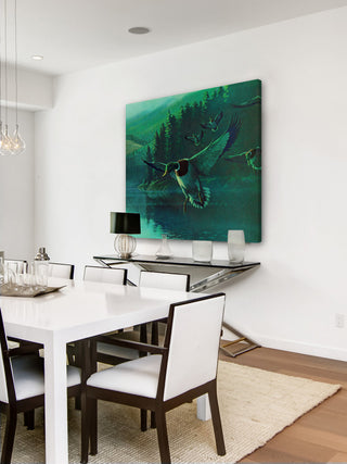 "Mallard Duck" Painting Print on Wrapped Canvas