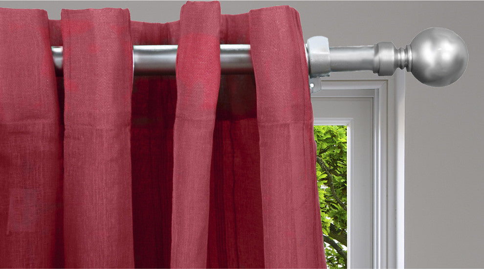 Extendable Curtain Rod Set 50 to 82 L -Diam