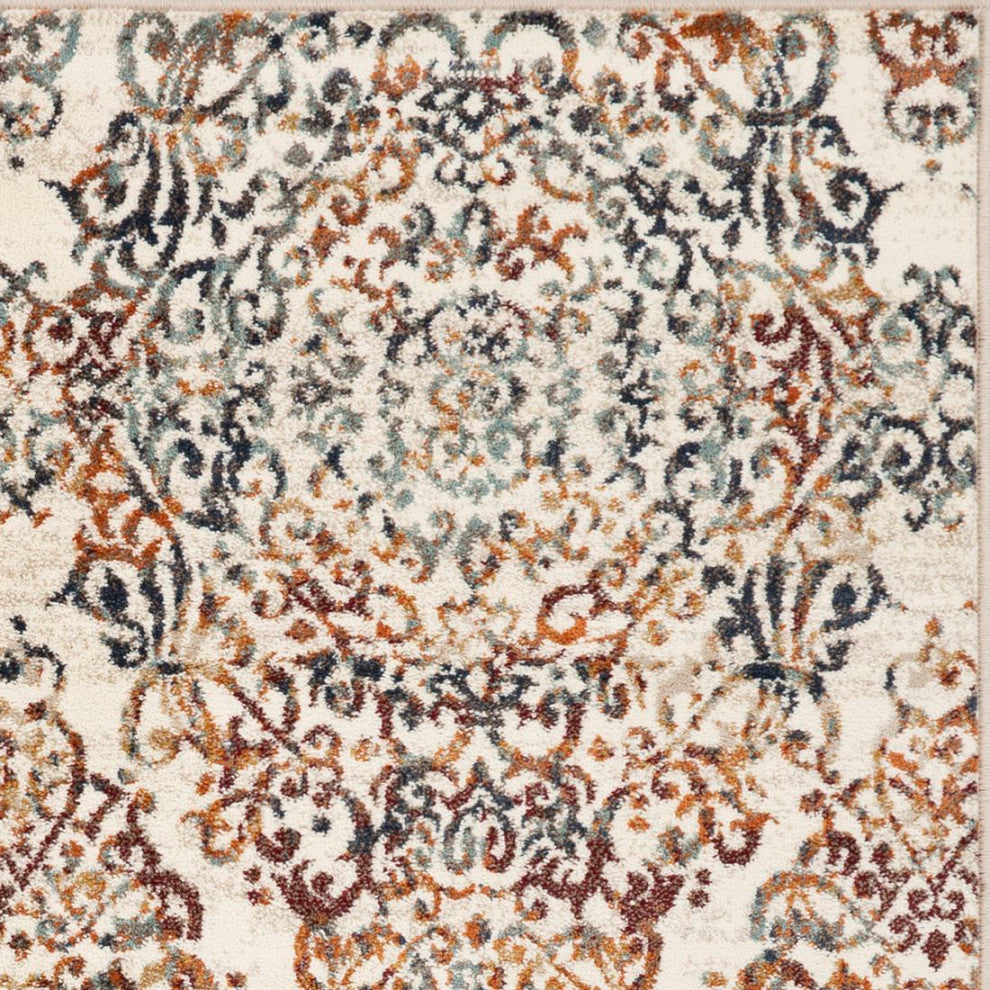 KAS Heritage 9371 Ivory Timeless Area Rug, 2'2"x7'11" Runner