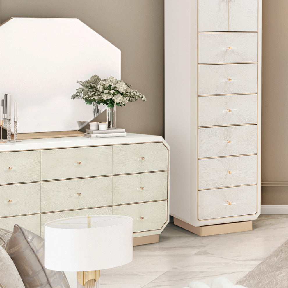 AICO Furniture La Rachelle 7 Piece California Bedroom Set