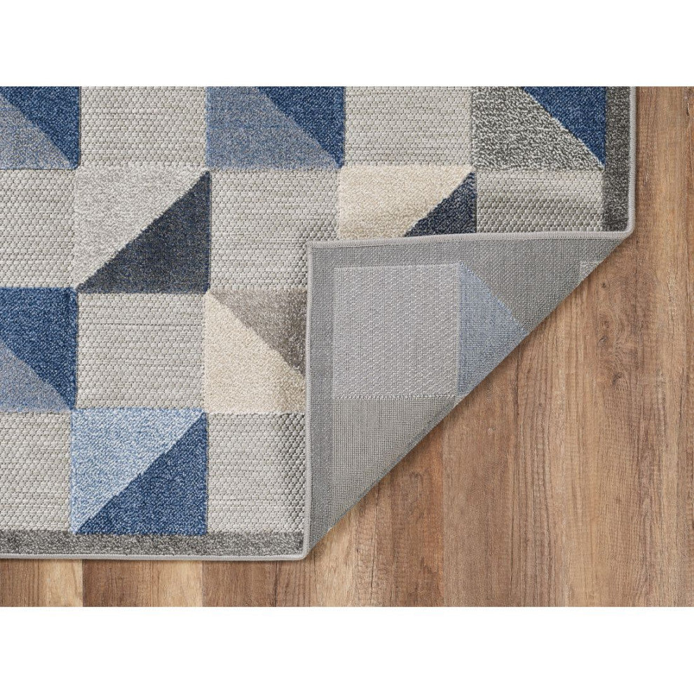 KAS Calla 6923 Blue Scope Area Rug, 6'7" x 9'