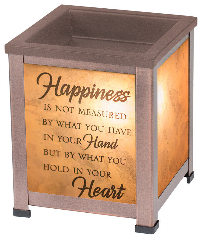 Happiness You Hold in Heart Glass Warmer