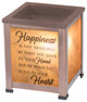 Happiness You Hold in Heart Glass Warmer