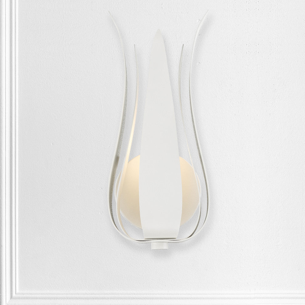 Broche One Light Wall Mount in Matte White