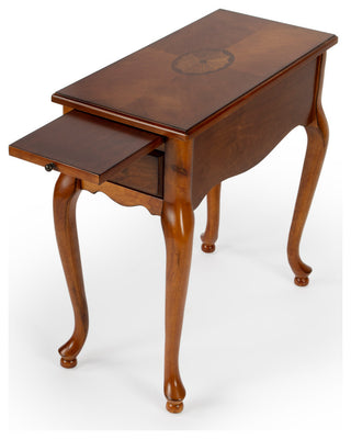 Croydon One Drawer with Pullout Side Table, Olive Ash