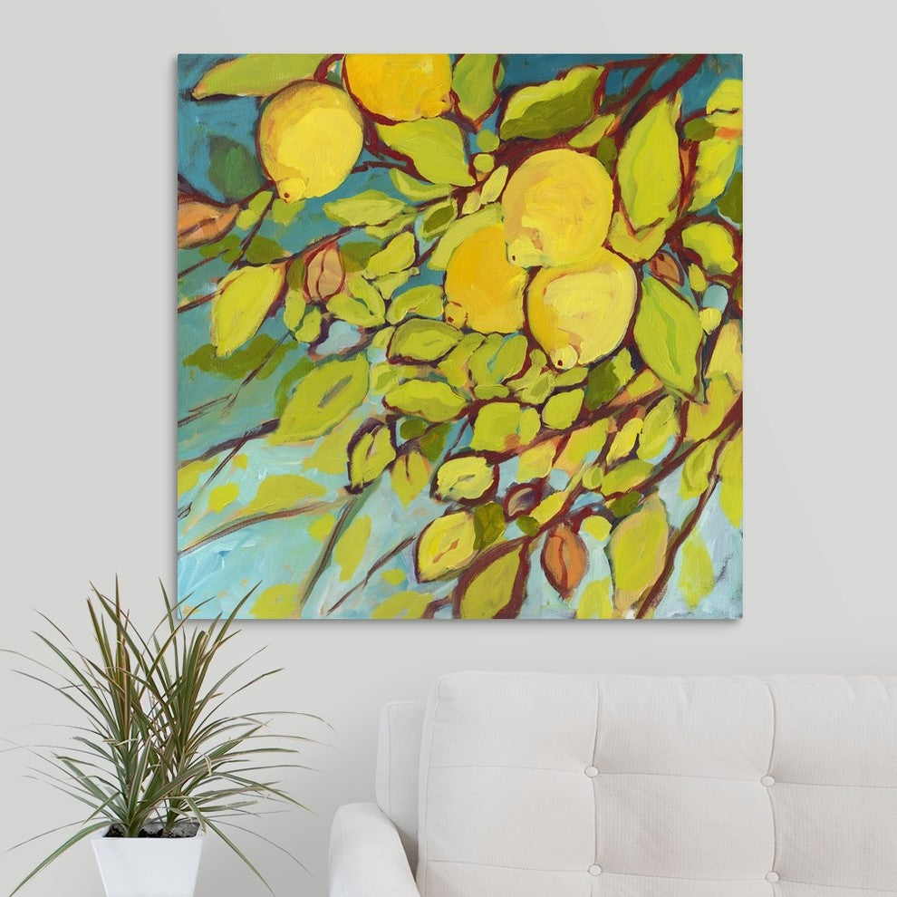 The Lemons Above Wrapped Canvas Art Print, 30"x30"x1.5"