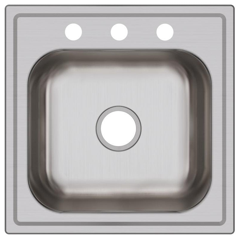 DPC12020103 Dayton Stainless Steel 20" x 20" Drop-in Laundry Sink