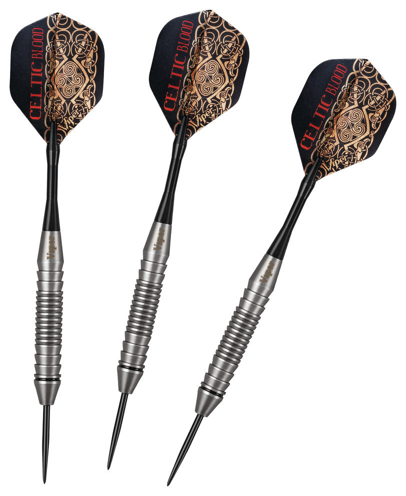 Viper Underground Celtic Blood Steel Tip Darts, 22 Grams