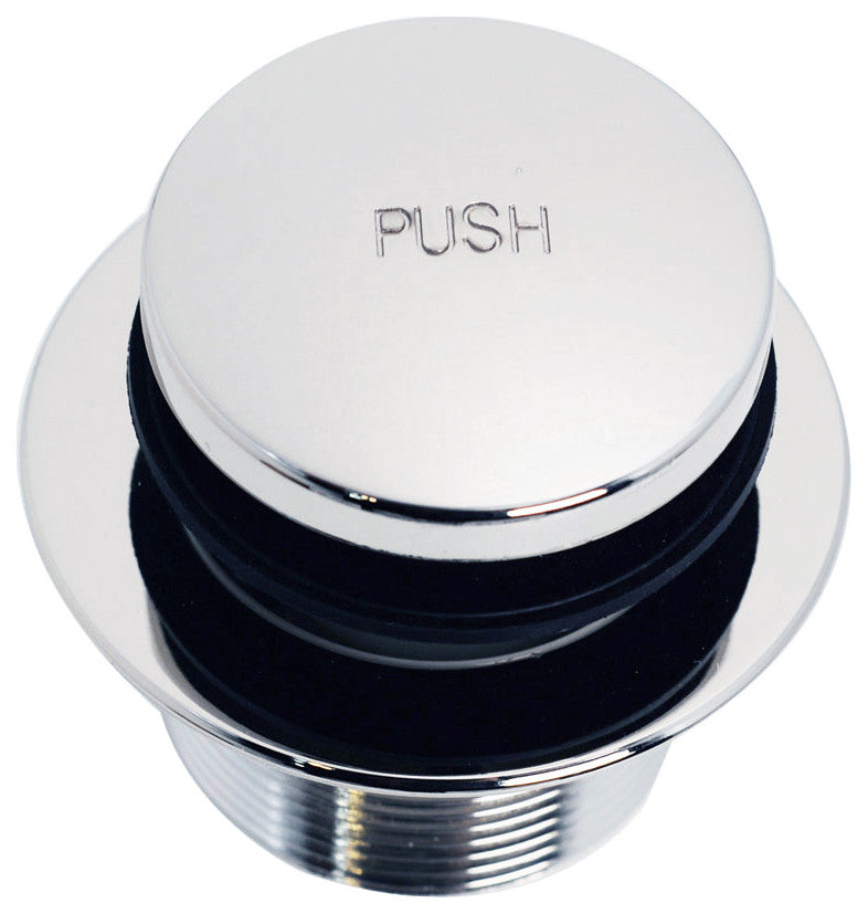 Above Floor Tip-Toe Trim and 2-Hole Overflow Cover, Polished Chrome