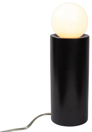 Tall Pillar Table Lamp, Carbon/Matte Black