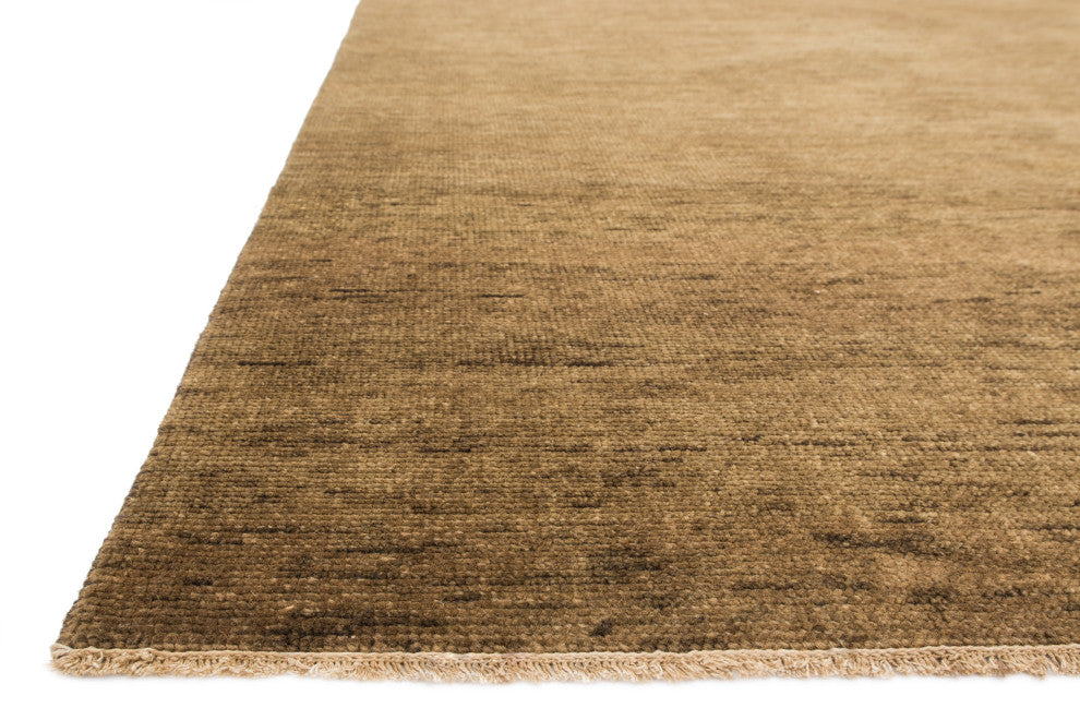 Hand Knotted Wool Phoenix PX-01 Area Rug, Mocha, 5'6"x8'6"