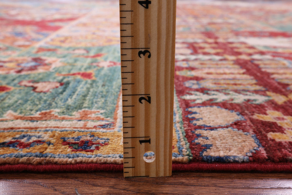 Hand Knotted Super Kazak Rug 5' 9" X 7' 9" Q10952