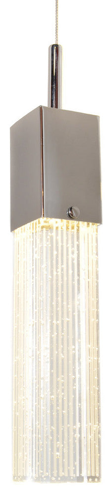 ET2 Lighting Fizz III 5-Light LED Pendant, Polished Chrome - E22765-89PC