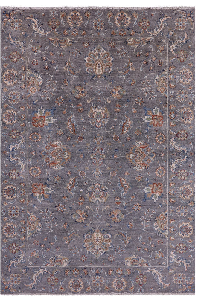 5' 10" X 8' 8" Turkish Oushak Hand-Knotted Wool Rug - Q12823