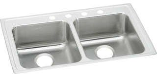 LRAD2922555 Lustertone Classic Stainless Steel 29" Double Bowl Drop-in ADA Sink