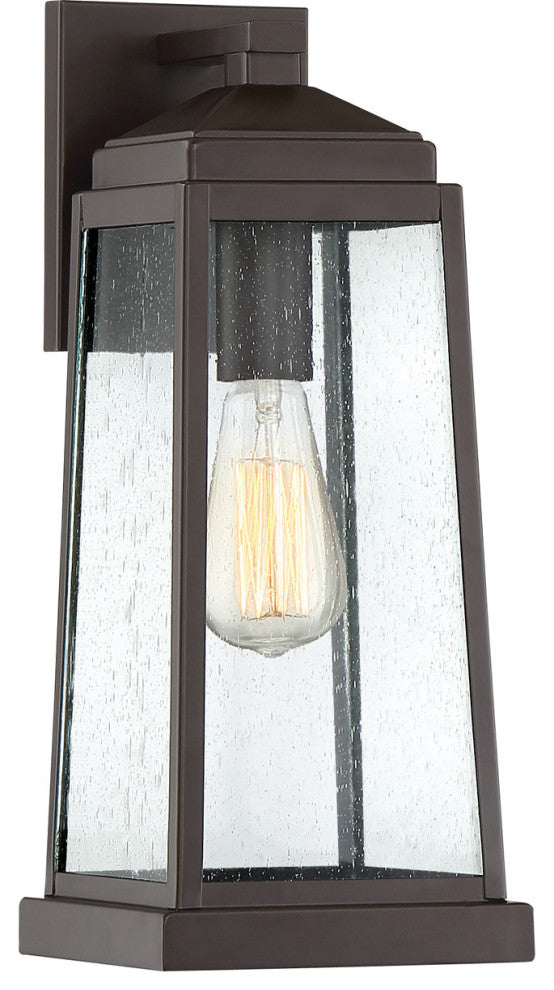 Quoizel RNL8407WT One Light Outdoor Wall Lantern, Western Bronze Finish