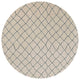 Ahgly Company Indoor Round Mid-Century Modern Area Rugs, 8' Round