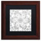 Hello Angel 'Frosty the Snowman Mandala' Art, Wood Frame, Black Mat, 11x11