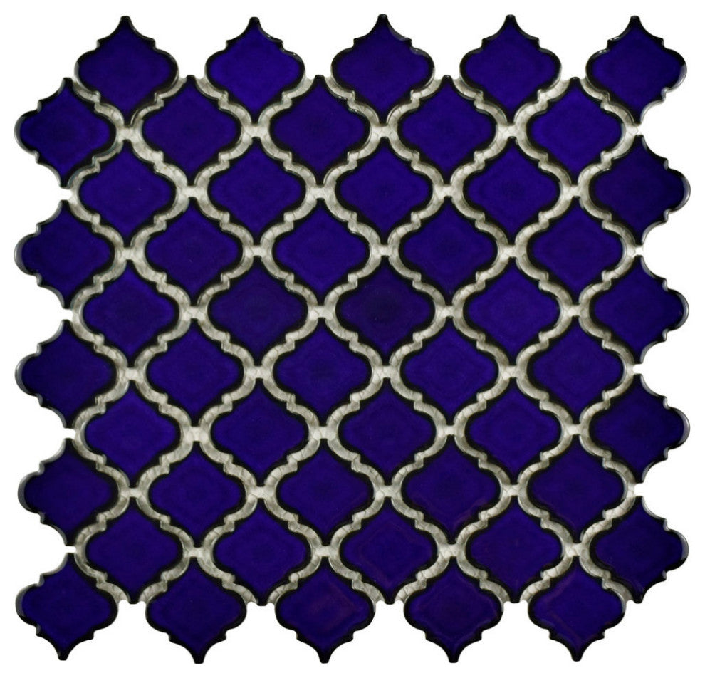 Hudson Tangier Mosaic Floor and Wall Tile, Blue Eye