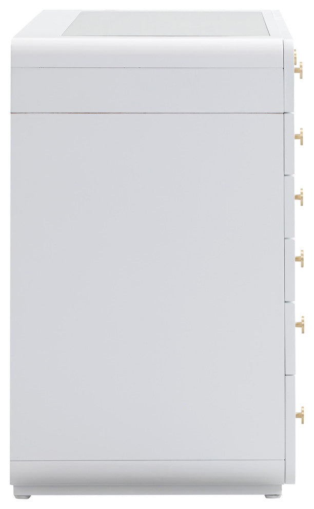 Hollywood White Vanity Desk White