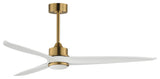 Maxim 88833 Woodwind 72" 3 Blade Indoor LED Ceiling Fan - Natural Aged Brass